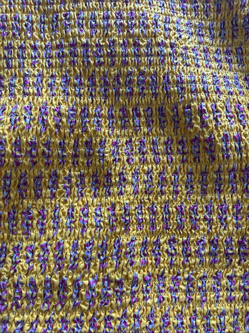 J. Crew Sunny Block Print Yellow Mermaid Style Size 00